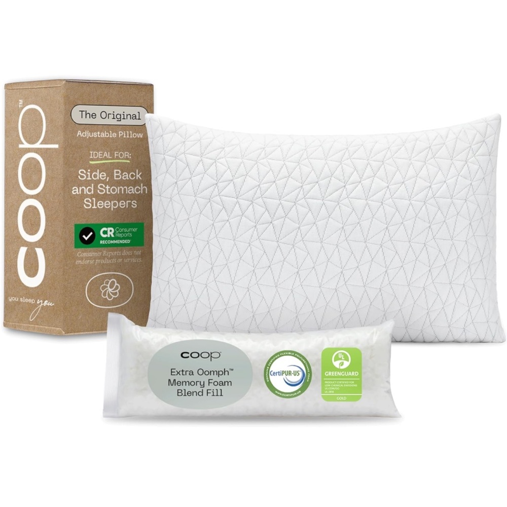 Coop Home Goods Original Loft Pillow QUEEN Size Bed Pillow NEW